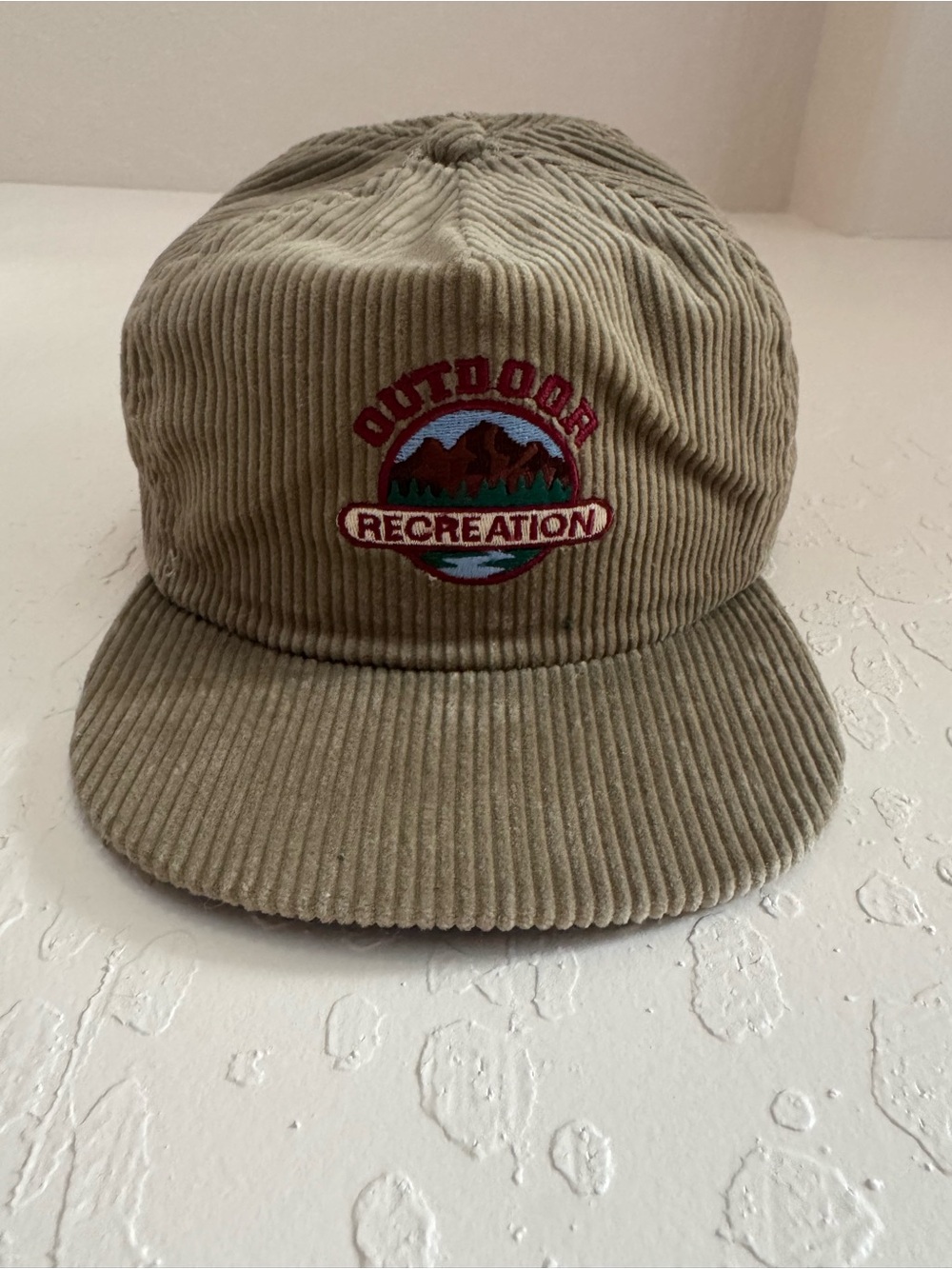 Imperial Corduroy Cap in Olive Green